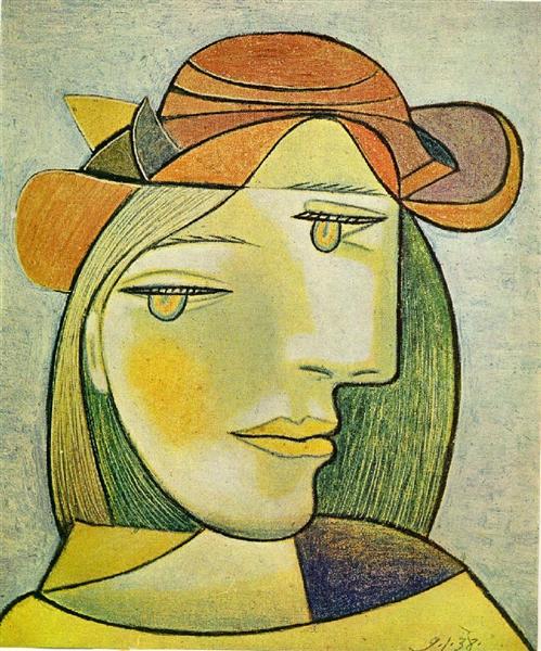 Pablo Picasso Paintings Untitled Female Portraits Marie Therese